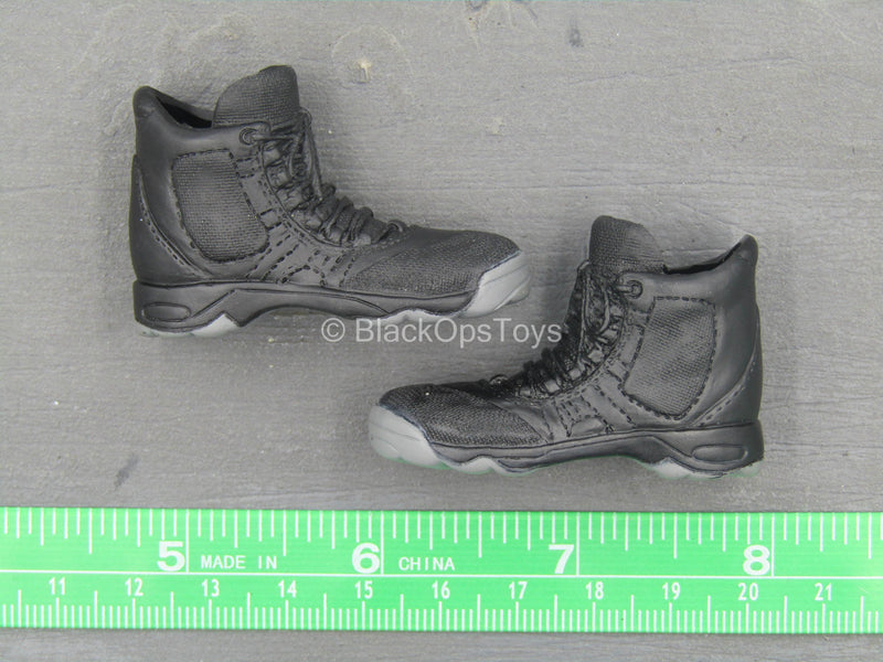 Load image into Gallery viewer, Navy Seal HALO UDT - Black Combat Boots (Foot Type)
