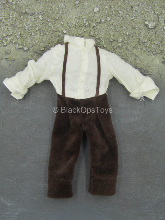 LOTR - Frodo Baggins - Brown Pants & White Shirt