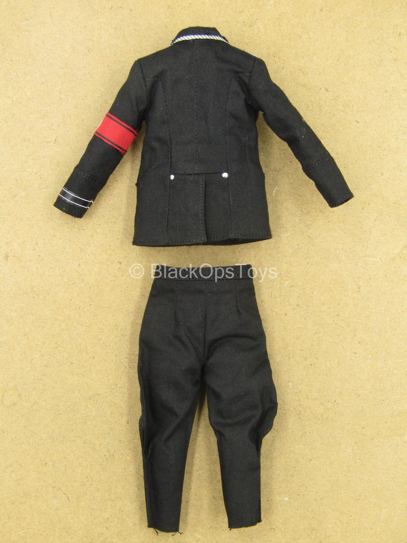 Load image into Gallery viewer, 1/12 - WWII Bean-Gelo - Elegant Man - Black German Uniform Set
