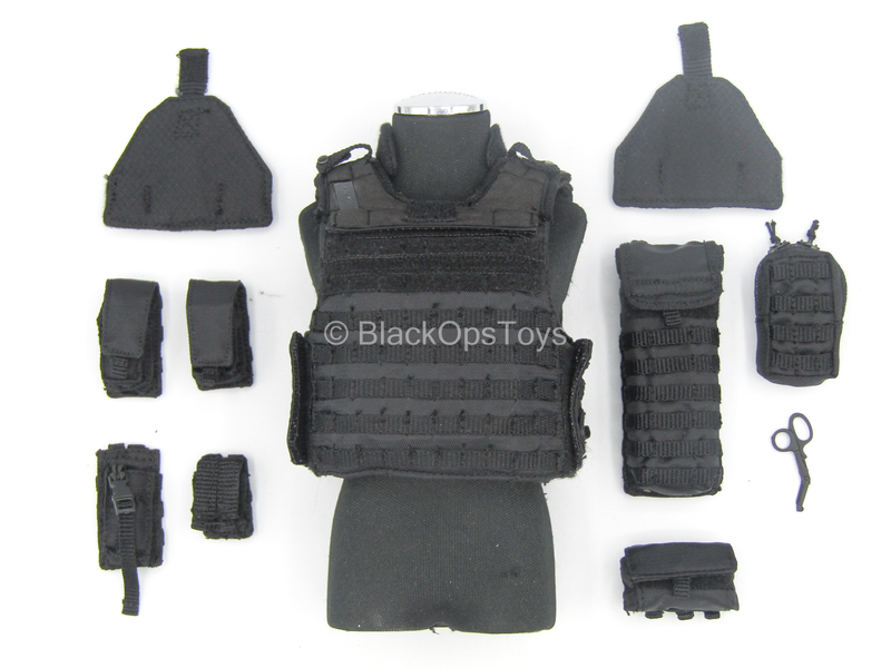 LAPD SWAT 3.0 Takeshi Yamada Black MOLLE Plate Carrier Set