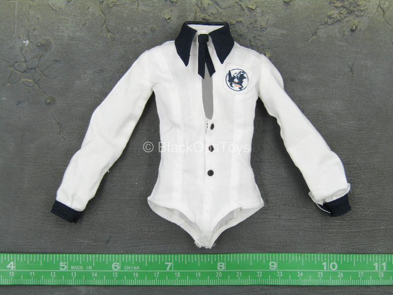 Load image into Gallery viewer, Serene Hound Rine - White Female School Uniform Shirt
