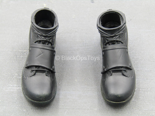 Infinity War - Winter Soldier - Black Combat Boots (Peg Type)