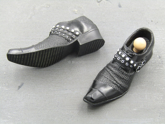 The Fat Man - Black Dress Shoes (Peg Type)