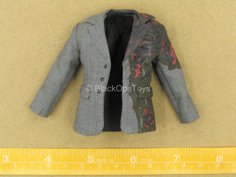 Load image into Gallery viewer, 1/12 - Harvey Dent - Grey Jacket w/Explosion Damage
