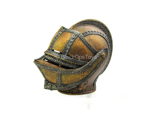 Saintless Knight Gold Ver - Gold Like Female Knight Helmet