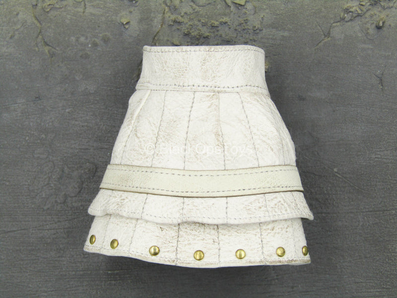 Load image into Gallery viewer, Saintless Knight White Ver - White Leather Like Female Skirt
