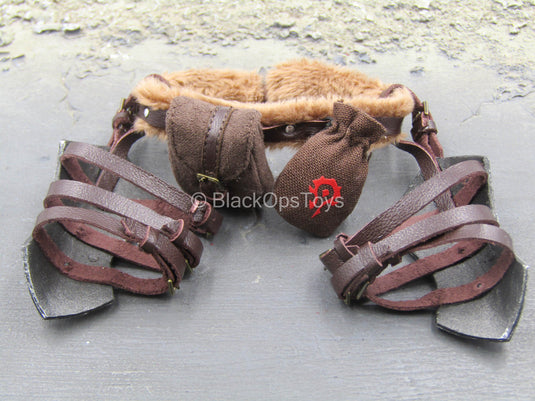 WoW - Orc Female Assassin - Leather-Like Belt w/Thigh Armor