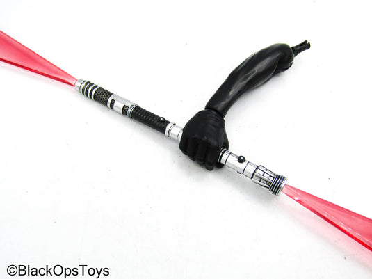 Star Wars Darth Maul - Light Up Red Lightsaber Arm w/Motion Blades