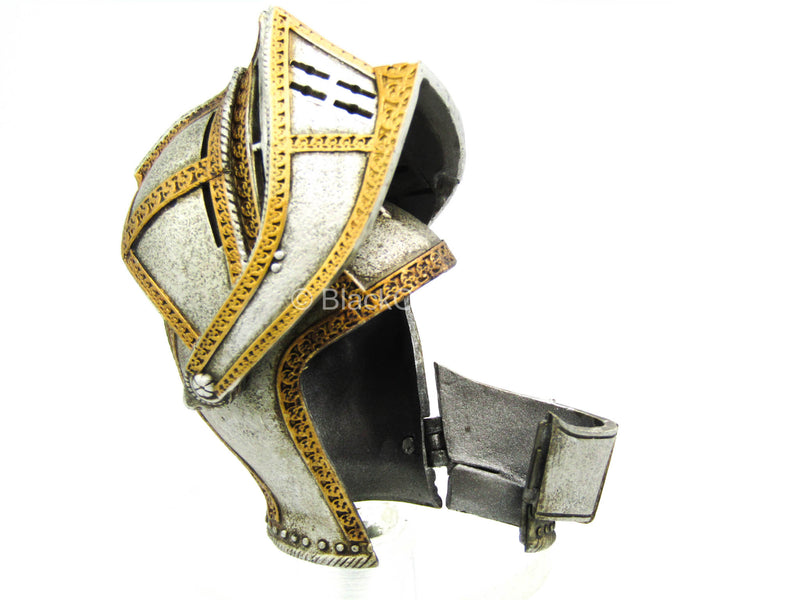 Load image into Gallery viewer, Saintless Knight White Ver - Silver Like Female Knight Helmet
