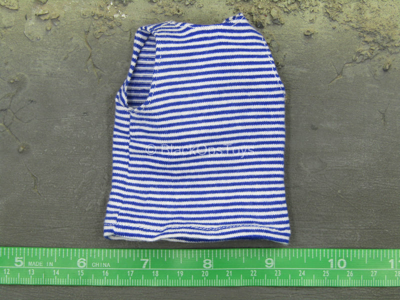 Load image into Gallery viewer, Russian Sniper - Blue &amp; White Striped Shirt
