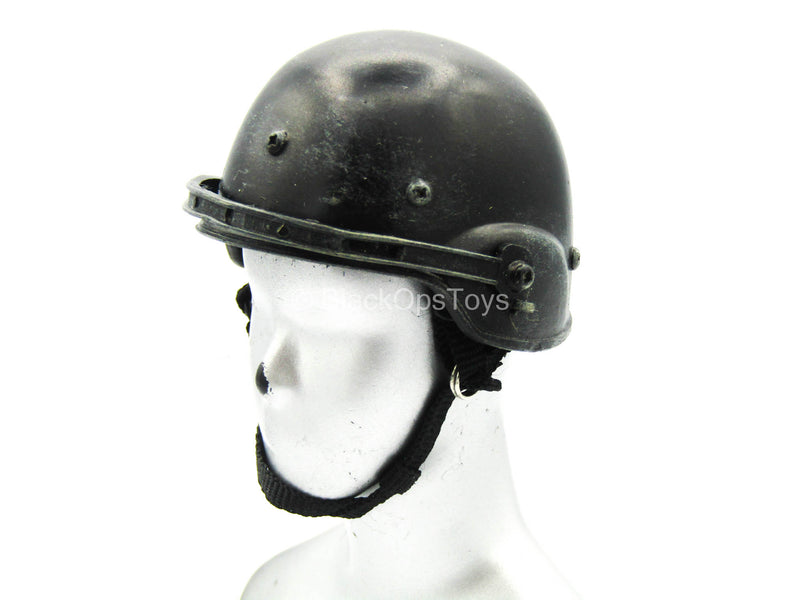 Load image into Gallery viewer, SWAT - Black Mitch Helmet
