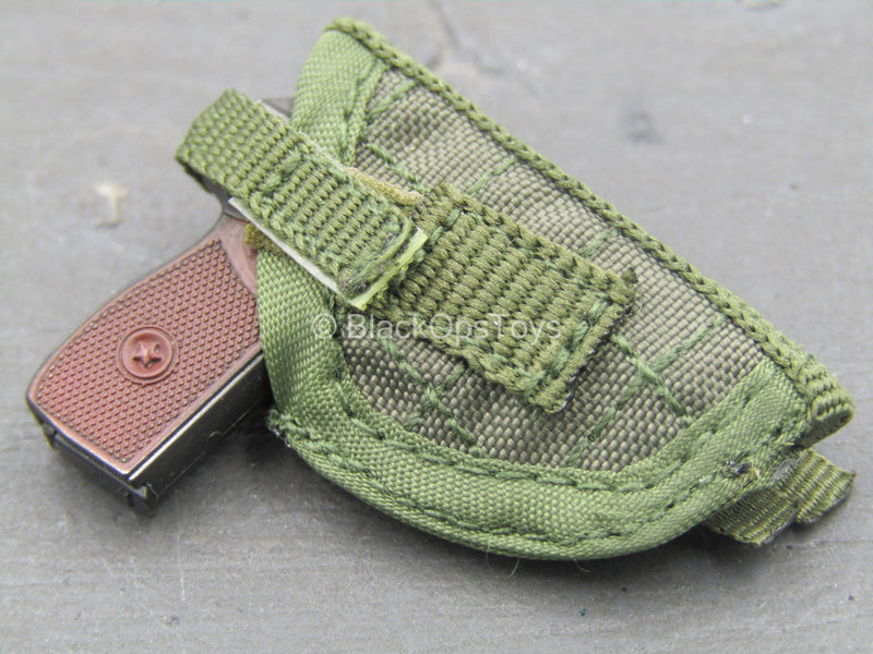 Load image into Gallery viewer, Russian Naval Infantry SE - Makarov Pistol w/Green MOLLE Holster
