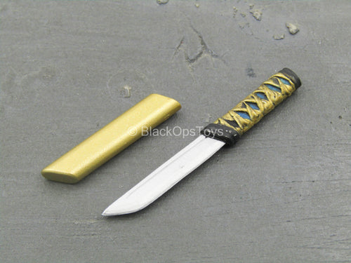 GI JOE - Cobra Ninja Viper - Gold Like Dagger w/Sheath