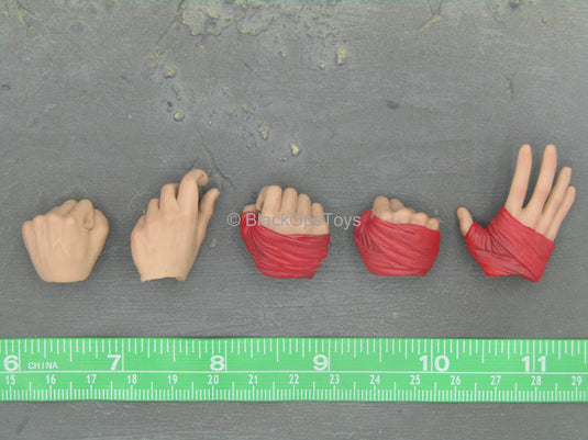 Thor -  Male Red Gloved Hand Set