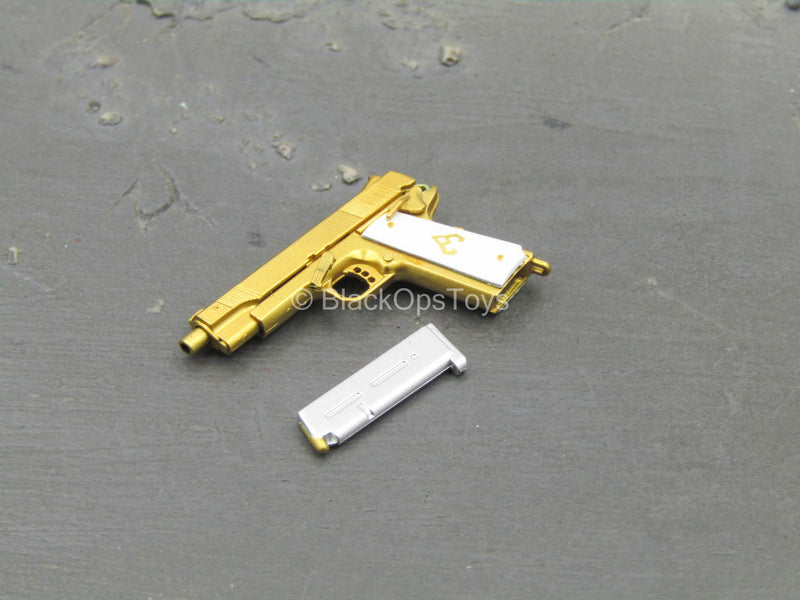 Load image into Gallery viewer, Gangsters Kingdom - Spade David - Gold Like 1911 Pistol
