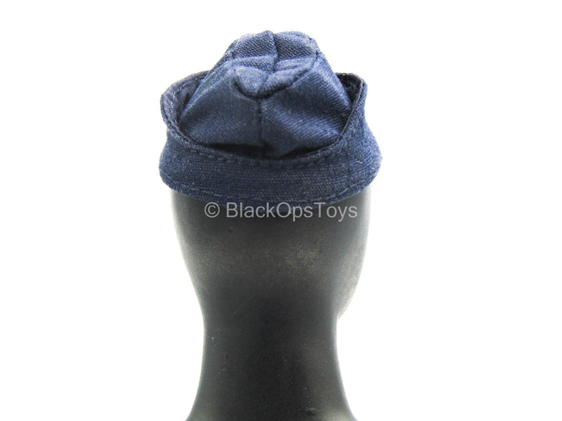 Load image into Gallery viewer, WWII - German U Boat Stabsober - Blue Military Cap
