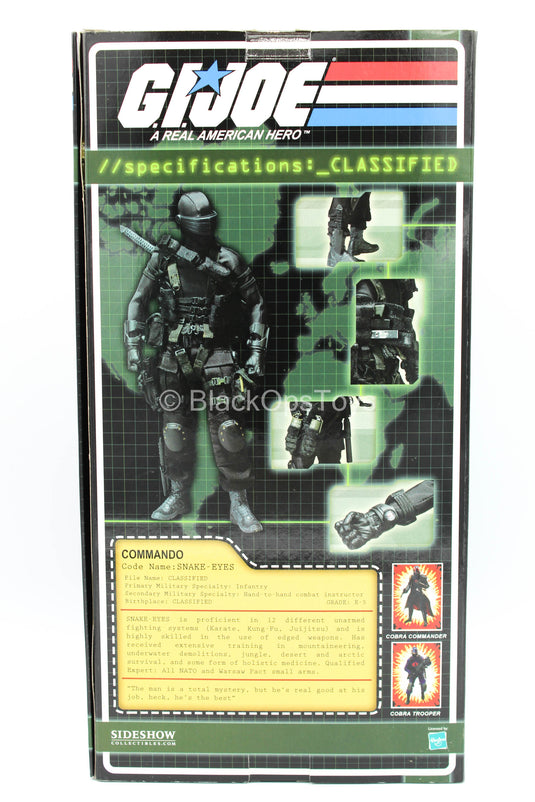 GI Joe - Commando Snake Eyes - MINT IN BOX