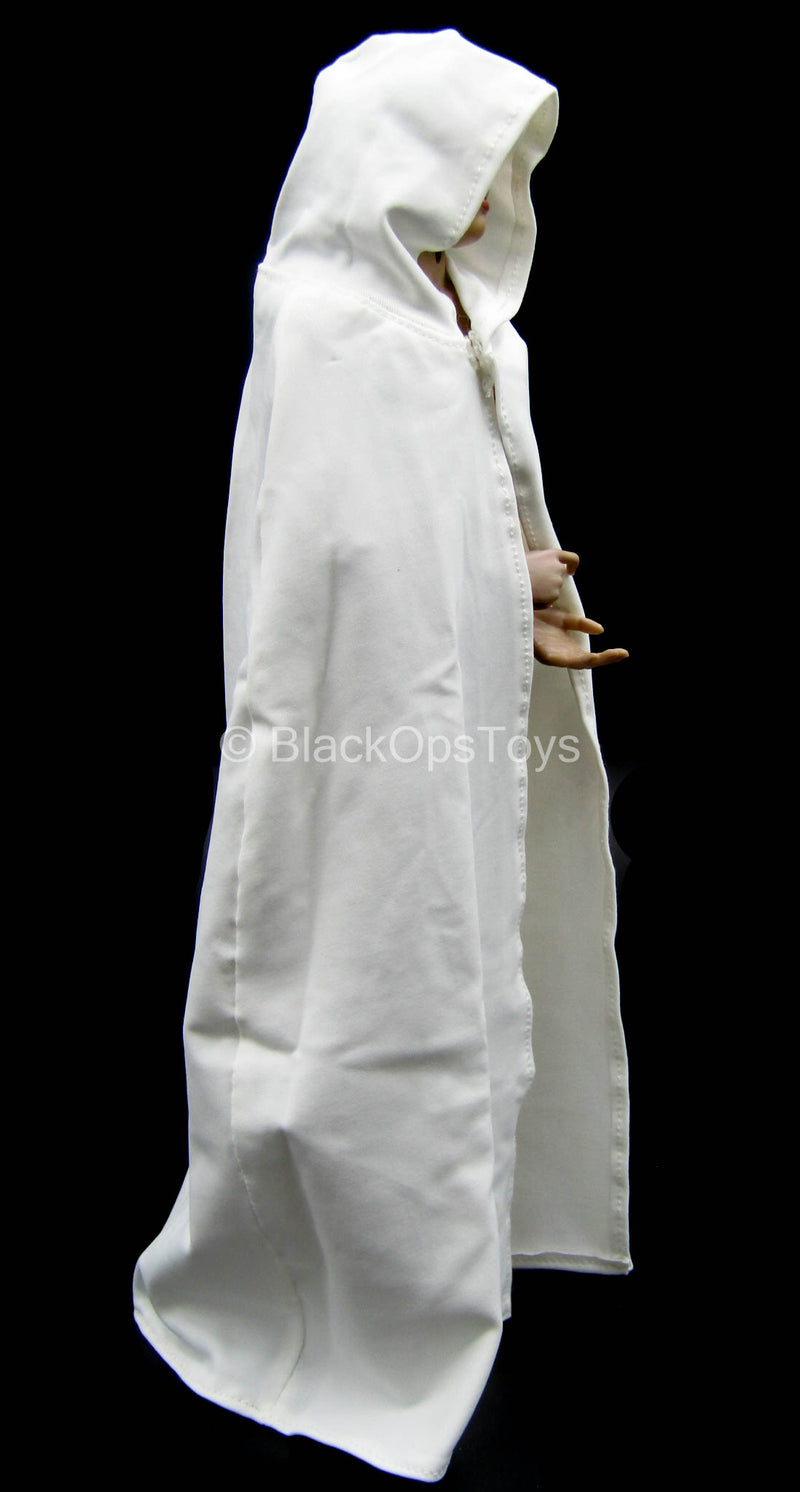 Load image into Gallery viewer, Ghost - White Hooded Cape
