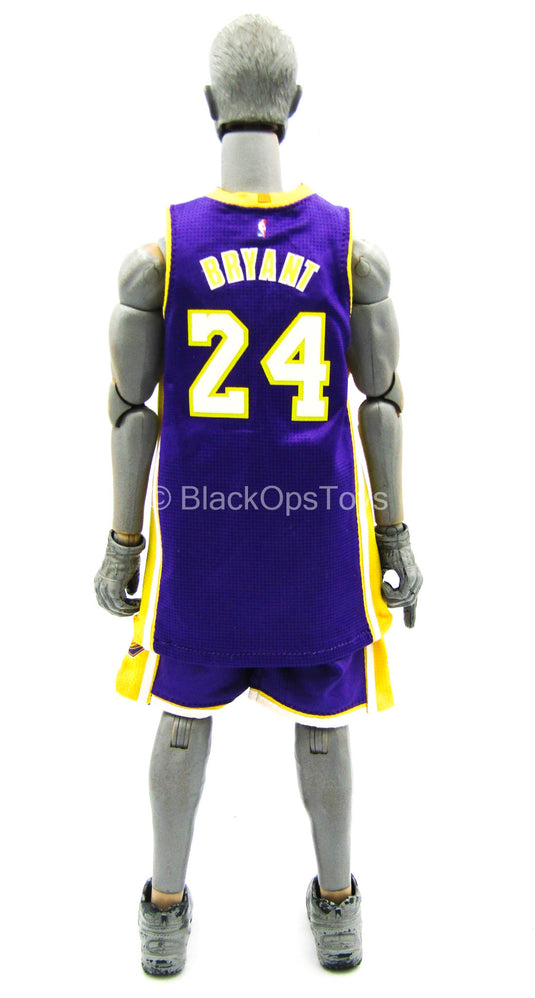 Kobe Bryant - Yellow & Purple Number 24 Kobe Jersey Set – BlackOpsToys
