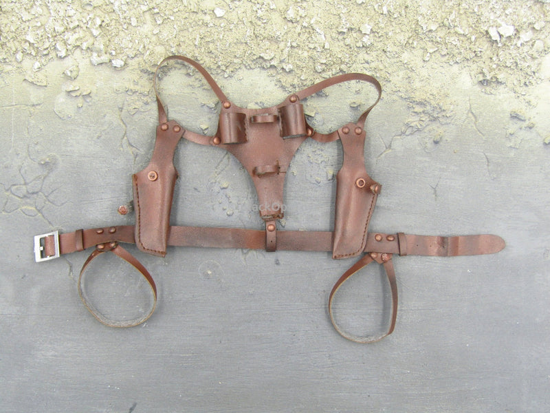 Load image into Gallery viewer, Resident Evil - Alice - Leather Shoulder Double Holster Set
