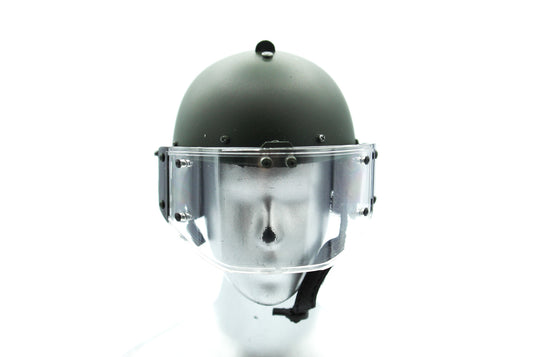 OSN Saturn Police - OD Green Riot Helmet w/Clear Visor