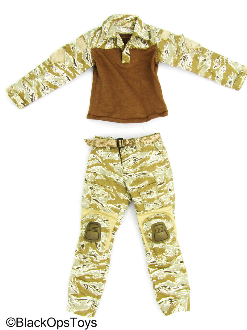 Load image into Gallery viewer, SMU CCT Tier 1 Op. - Desert Tiger Stripe  Combat Uniform Set
