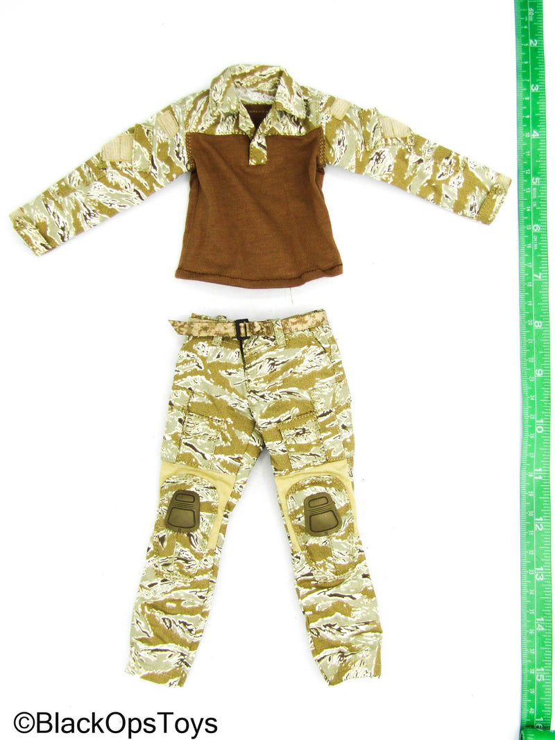 Load image into Gallery viewer, SMU CCT Tier 1 Op. - Desert Tiger Stripe  Combat Uniform Set
