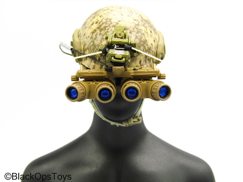 Load image into Gallery viewer, SMU CCT Tier 1 Op. - AOR1 Helmet w/Quad GPNVG
