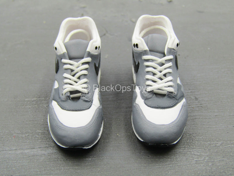 Load image into Gallery viewer, Parker Field Trip - Chinos - Gray &amp; White Sneakers (Foot Type)
