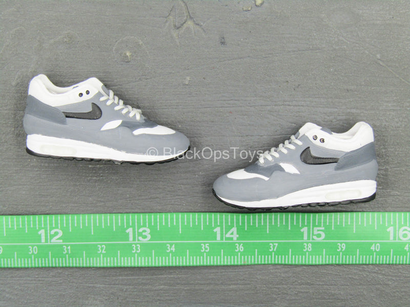 Load image into Gallery viewer, Parker Field Trip - Chinos - Gray &amp; White Sneakers (Foot Type)
