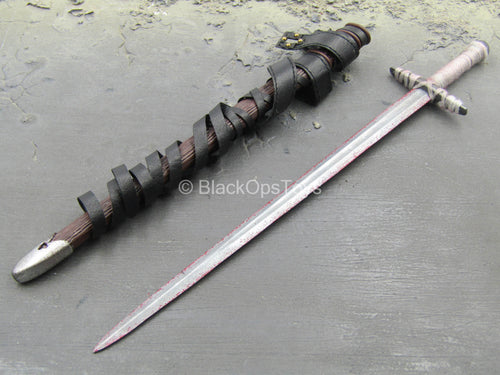 Macbeth - Metal Bloody Sword w/Brown Sheath