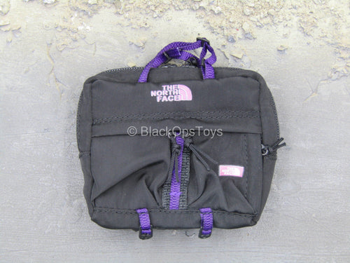 Danger Biohazard Warning - Black & Purple Biohazard Bag