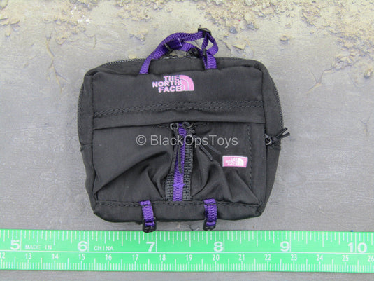 Danger Biohazard Warning - Black & Purple Biohazard Bag