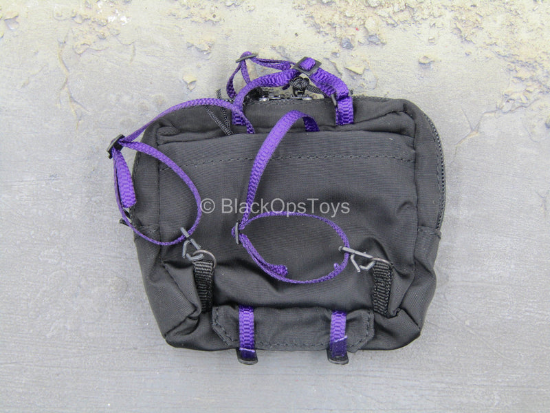 Load image into Gallery viewer, Danger Biohazard Warning - Black &amp; Purple Biohazard Bag
