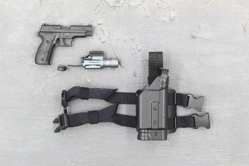 Load image into Gallery viewer, Marc A. Lee - Seal Team 3 - P226 Pistol &amp; Drop Leg Holster Set
