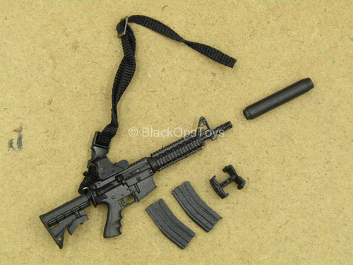 1/12 - MI6 Agent - M4 Assault Rifle w/Attachments & Sling