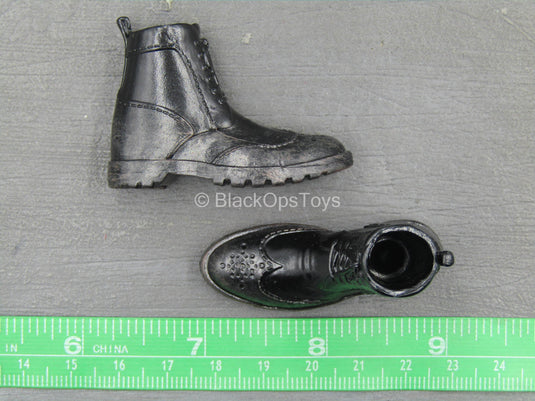 The Flash Barry Allen - Black Boots (Peg Type)