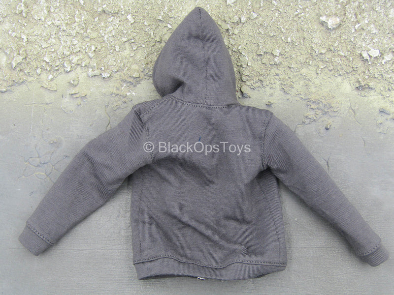 Load image into Gallery viewer, The Flash Barry Allen - Grey Hooded Jacket
