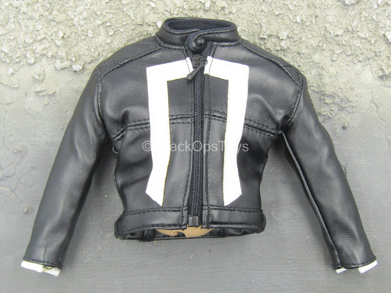 Load image into Gallery viewer, Ghost Rider - Black Leather Like Jacket
