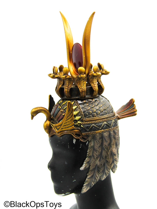 Aset Goddess Of Magic - Black Detailed Helmet