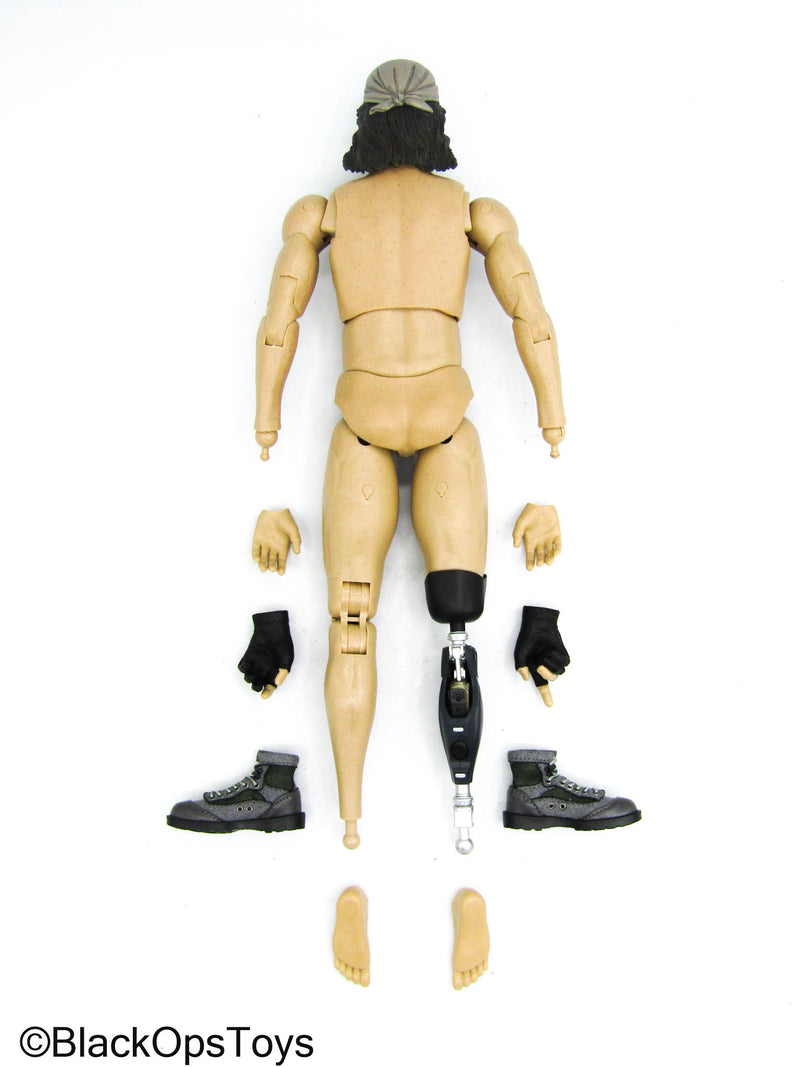 Load image into Gallery viewer, Task Force 58 PO1 Brad - Male Base Body w/Prosthetic Leg &amp; Head Sculpt
