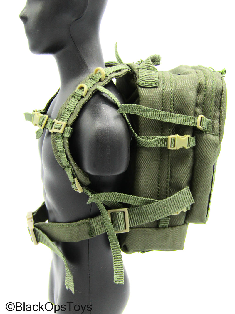 Load image into Gallery viewer, Task Force 58 PO1 Brad - Green MOLLE Backpack
