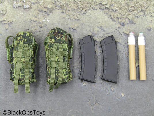 Military Police Of Russia - EMR Camo MOLLE Pouches w/Mags & Flares