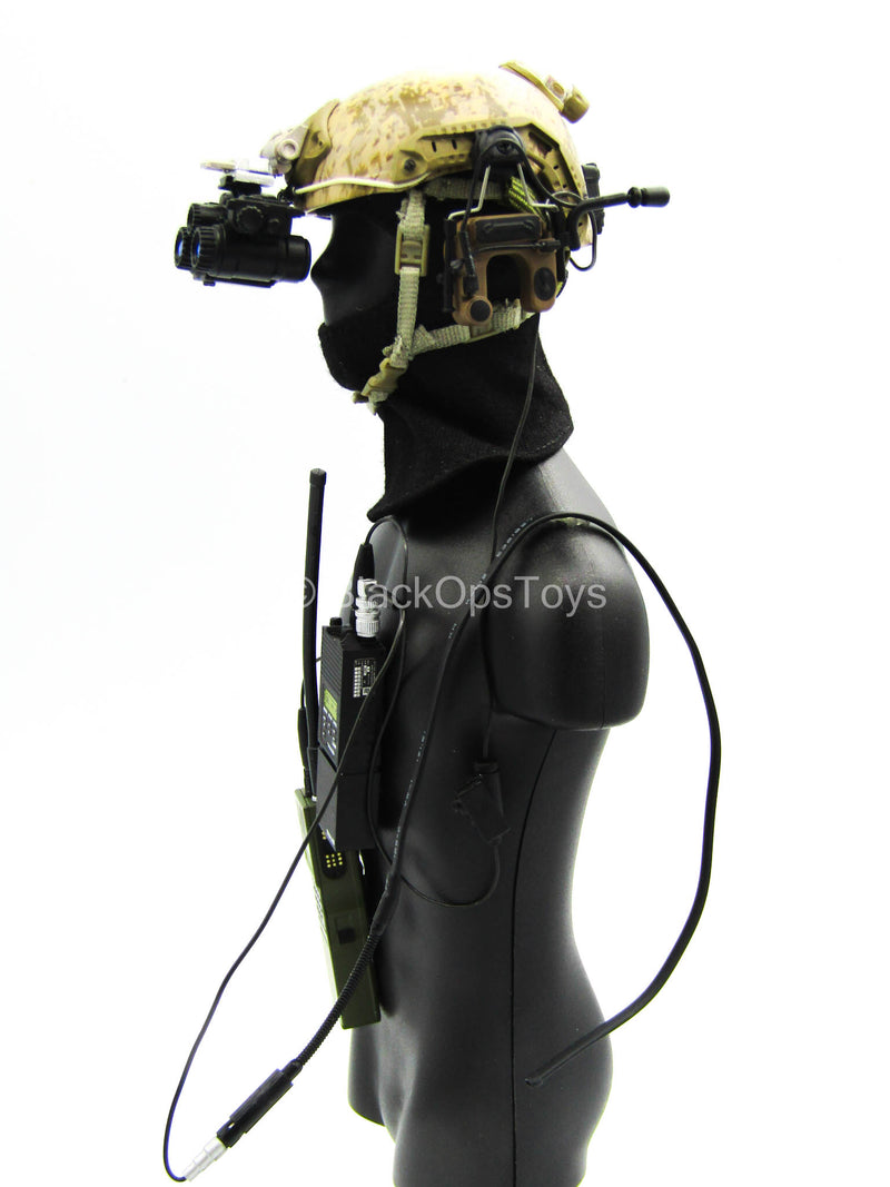 Load image into Gallery viewer, SMU Part XIII Recce Element - AOR1 Helmet w/Balaclava &amp; Radio Set
