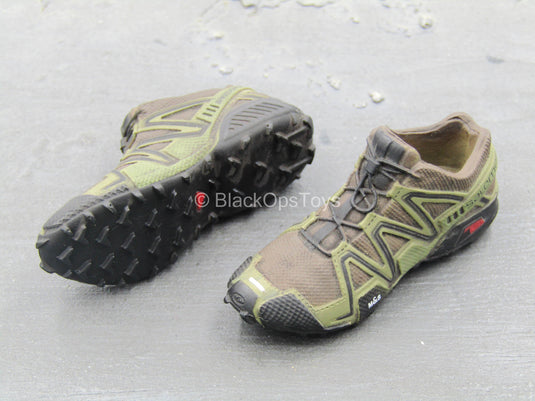 BOOT - Brown Combat Shoes (Peg Type)