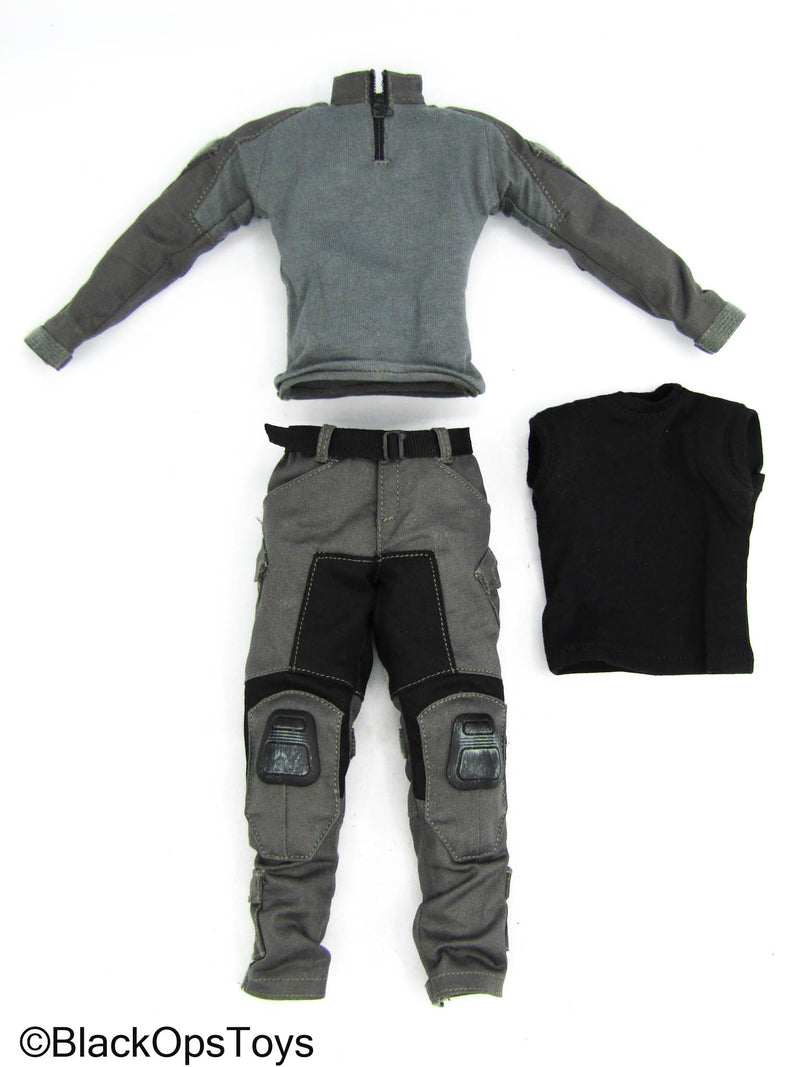 Load image into Gallery viewer, ZERT - AMG Juggernaut (Asia) - Wolf Grey Combat Uniform Set w/Black Shirt
