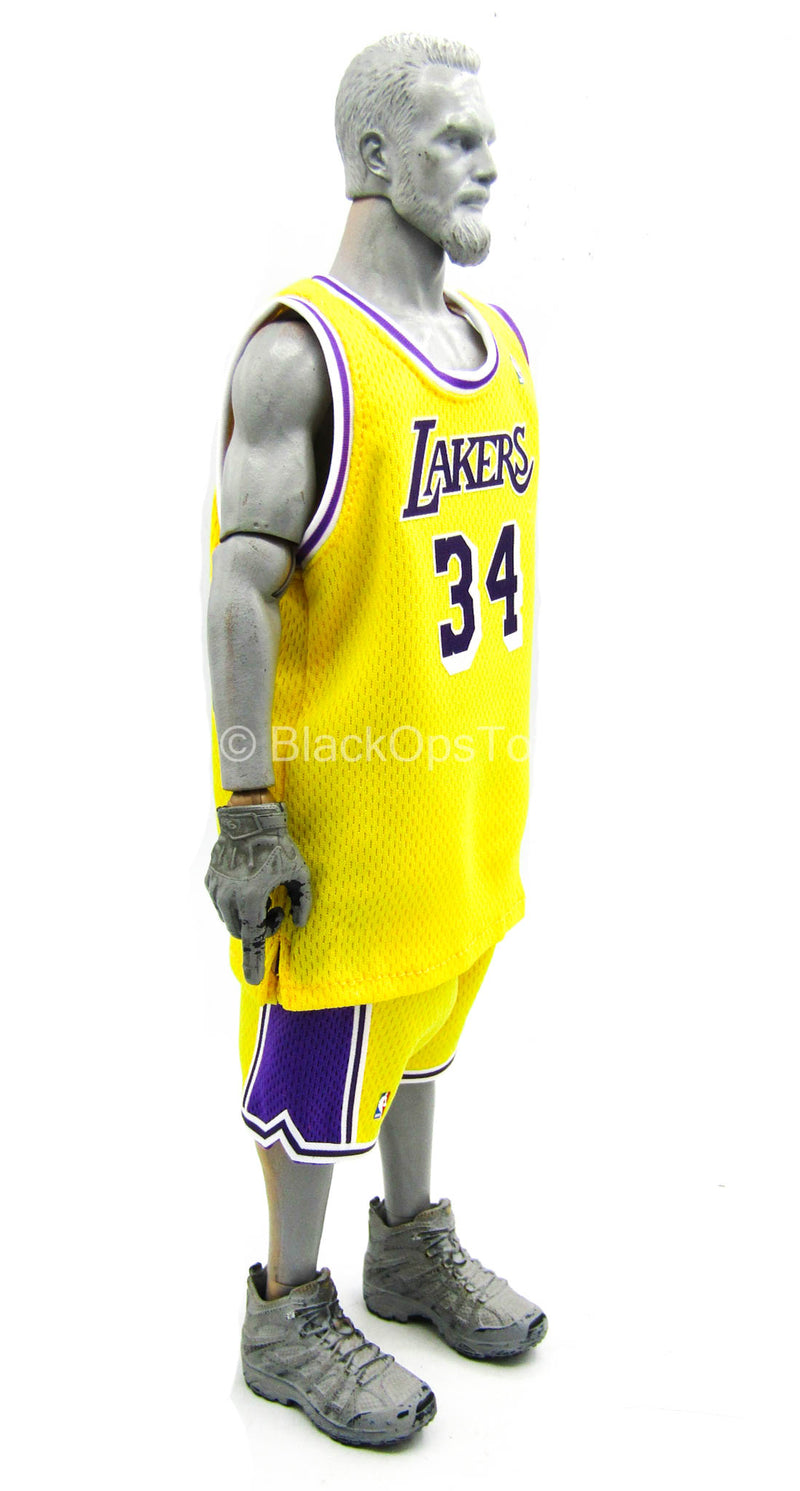 Load image into Gallery viewer, Los Angeles Lakers - Shaq - Large-Size Lakers Home Jersey
