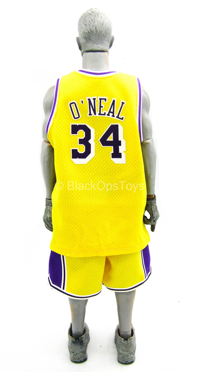 Load image into Gallery viewer, Los Angeles Lakers - Shaq - Large-Size Lakers Home Jersey
