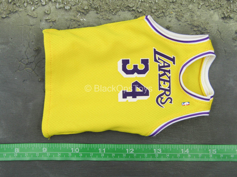 Load image into Gallery viewer, Los Angeles Lakers - Shaq - Large-Size Lakers Home Jersey
