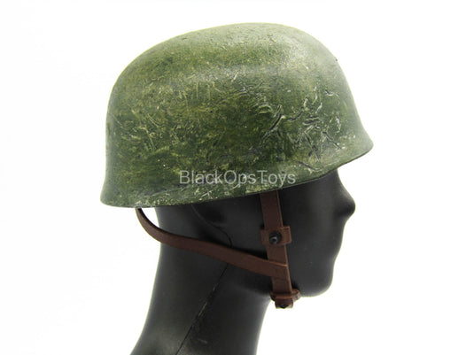 Weathered Green Helmet